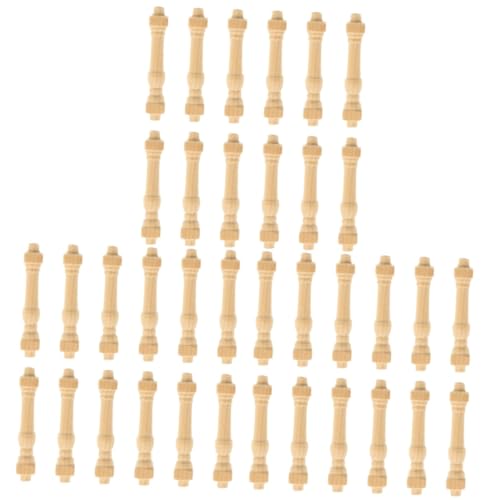 Kisangel 36 Stück Teiliges Miniatur Geländer Holz Modelle für Puppenhäuser Realistische Miniaturmöbel und Zubehör für Fotografie und Dekoration Kisangel 36 Stück Teiliges Miniatur Geländer Holz Modelle für Puppenhäuser Realistische Miniaturmöbel und Zubehör für Fotografie und Dekoration von Kisangel