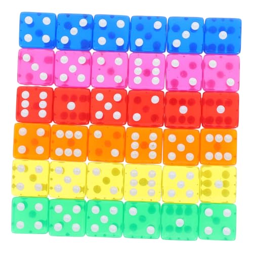 Kisangel 36 Teiliges Transparentes Würfelset 6 Seitige Spielwürfel Aus Acryl Für Den Mathematikunterricht Brettspiele Partyunterhaltung Und Stapelaktivitäten Kisangel 36 Teiliges Transparentes Würfelset 6 Seitige Spielwürfel Aus Acryl Für Den Mathematikunterricht Brettspiele Partyunterhaltung Und Stapelaktivitäten von Kisangel