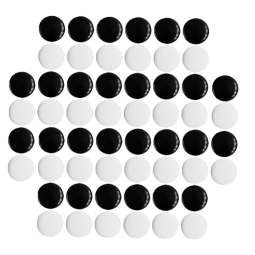 Kisangel 360 Stück Go Schachsteine Teiliges aus Bruchsicheren Kleinen Doppelseitigen Melamin Spielsteinen für Klassisches Go Brettspiel Feine Politur Glatte Oberfläche Langlebig und Sicher von Kisangel