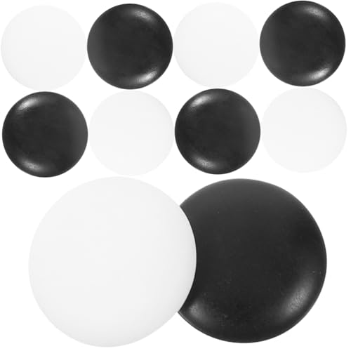 Kisangel 360 Stück Kleine Go Spielsteine aus Langlebigem Resin Kompakte Craft Chess Stones mit Glatter Oberfläche Widerstandsfähig und Praktisch für Go Spiel und Brettspiele von Kisangel