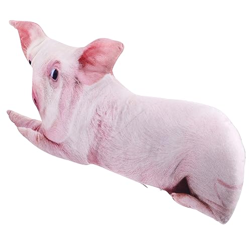 Kisangel 3D-Simulation Kissen Kissen Plüschtier alte Sau Puppe Stoffpuppe kreativ und lustig (Kissen 50 * 25 cm) stofftier plüschtier von Kisangel