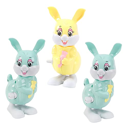 Kisangel 3Stücke Aufziehspielzeug Kaninchen Für Lustiges Für Kleinkinder Clockwork Bunny Spielzeuge Zufälligen Farben Für Geburtstage Und Feiertage Kisangel 3Stücke Aufziehspielzeug Kaninchen Für Lustiges Für Kleinkinder Clockwork Bunny Spielzeuge Zufälligen Farben Für Geburtstage Und Feiertage von Kisangel