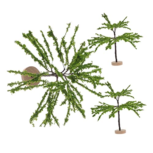 Kisangel 3Stücke Bäume Künstliche Landschaftsbaum Modelle Für Diorama Sandtischdekoration Mikrolandschaften Stabil Und Langlebig Für Kreative Projekte von Kisangel