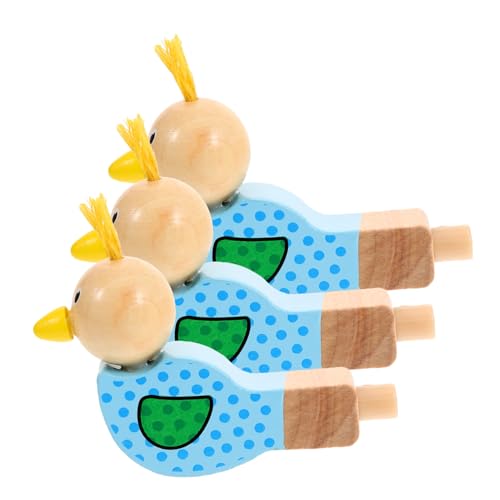Kisangel 3Stücke Holz Vogelpfeifen Für Kreative Musikinstrumente Als Party Geräuschmacher Entwickelnde Spielzeuge Für Holzpfeifen von Kisangel