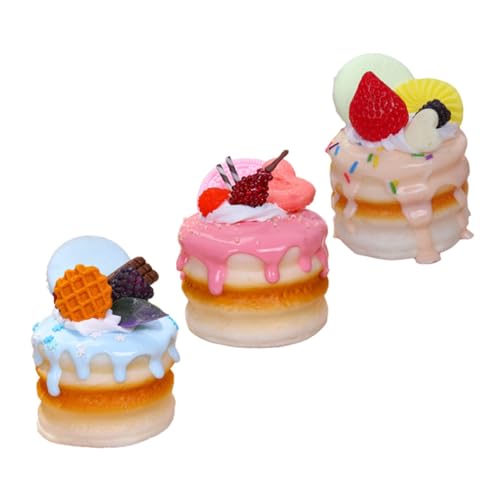 Kisangel 3 Stücke Künstliche Kuchen Modelle für Kinder Realistische Tortendekoration für Küche Party und Fotografie Simulation Gefälschte Lebensmittel für Ausstellungen Kisangel 3 Stücke Künstliche Kuchen Modelle für Kinder Realistische Tortendekoration für Küche Party und Fotografie Simulation Gefälschte Lebensmittel für Ausstellungen von Kisangel