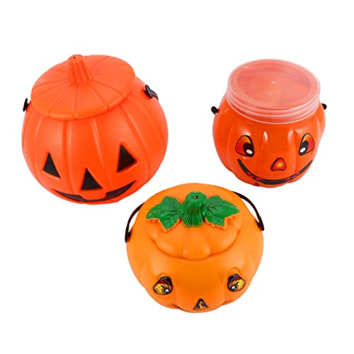 Kisangel 3Stücke Leuchtender Kürbiseimer Für Halloween Süßigkeitenschale Kürbisform Für Dekoration Für Halloween Partys Und Süßes Oder Saures Aktivitäten Kisangel 3Stücke Leuchtender Kürbiseimer Für Halloween Süßigkeitenschale Kürbisform Für Dekoration Für Halloween Partys Und Süßes Oder Saures Aktivitäten von Kisangel
