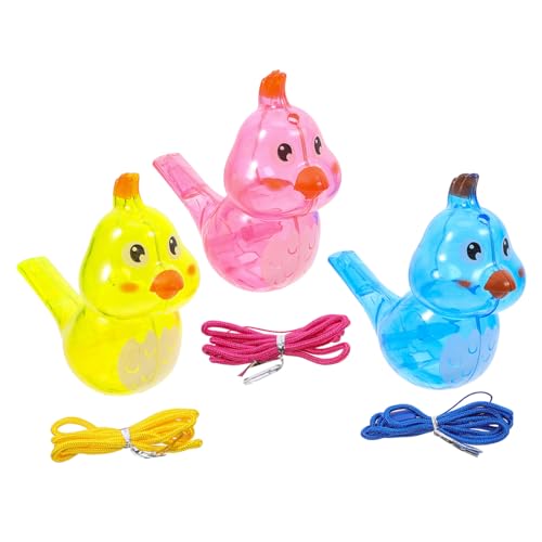 Kisangel 3Stücke Pfeifen Vogel Design Interaktive Wasser Musikinstrumente Für Partys Spielzeuge Für Kreative Klänge Sichere Und Langlebige Pfeifen von Kisangel