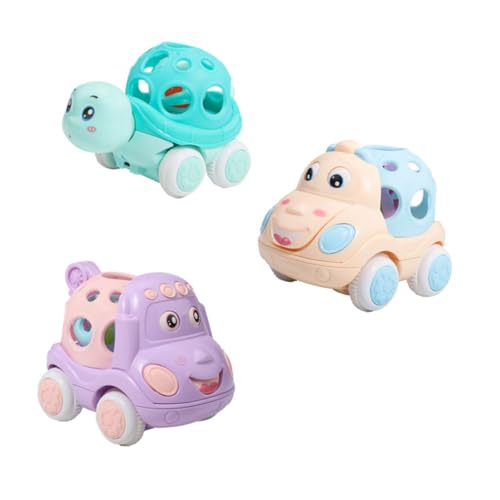 Kisangel 3Stücke Trägheitsauto Für Kreatives Und Pädagogisches Auto Lustige Cartoon Autos Mit Funktion Für Kleinkinder von Kisangel