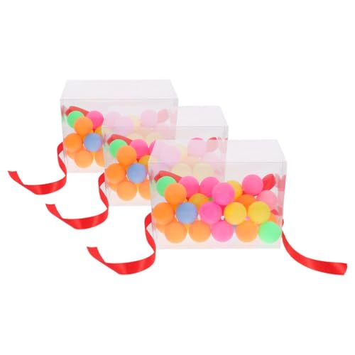 Kisangel 3er-Set Party-Schüttelbälle-Spiel: Lustige Spiele für drinnen oder draußen für Geburtstage, Hochzeiten, Weihnachten, Karneval – -Pong-Ball-Herausforderung von Kisangel