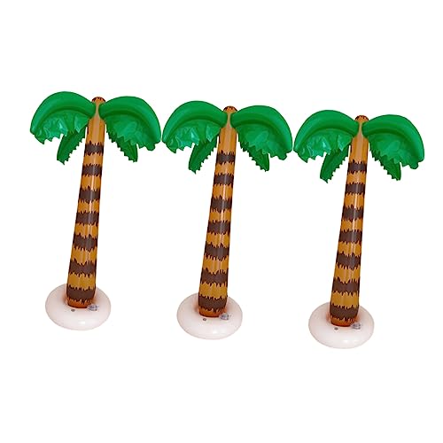 Kisangel 3st Aufblasbare Kokospalme Riesige Palmenballons Schwimmbadspielzeug Dekoratives Aufblasbares Spielzeug Cocolone-spielzeug Palmen Sprengen Gläser Kind Der Sommer Modellbaum Pvc von Kisangel
