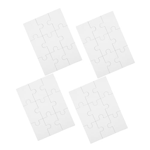 Kisangel 4 Blätter Blanko Puzzle Wärme Kognitives DIY Versorgung Transferpuzzles Thermotransferpuzzle Sublimationspuzzle Basteln Sublimationspuzzles Puzzle Holz Weiß Kisangel 4 Blätter Blanko Puzzle Wärme Kognitives DIY Versorgung Transferpuzzles Thermotransferpuzzle Sublimationspuzzle Basteln Sublimationspuzzles Puzzle Holz Weiß von Kisangel