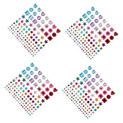 Kisangel 4 Blätter farbige Aufkleber Strassaufkleber für Handwerk Juwelenaufkleber dekorative Aufkleber klebrige Strasssteine Bastelaufkleber Bling-Aufkleber Kristall-Epoxy Bunt Kisangel 4 Blätter farbige Aufkleber Strassaufkleber für Handwerk Juwelenaufkleber dekorative Aufkleber klebrige Strasssteine Bastelaufkleber Bling-Aufkleber Kristall-Epoxy Bunt von Kisangel