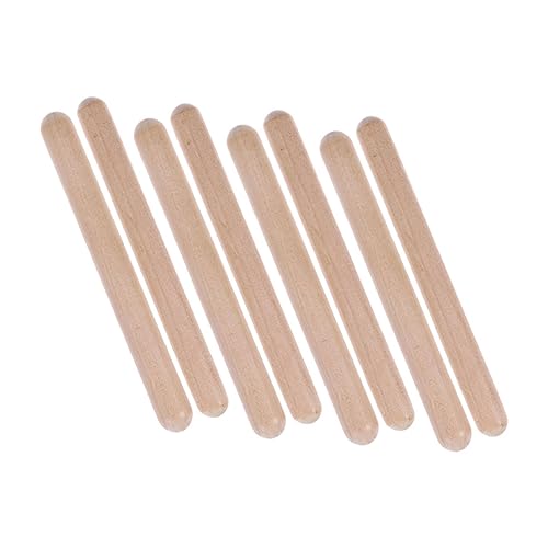 Kisangel 4 Paar Musik-Rhythmusstäbe Babyspielzeug Pädagogische Sensorische Kinder- Und Kleinkindstäbe Musikalische Percussion Natürliche Hartholzstäbe Instrumentenzubehör Kisangel 4 Paar Musik-Rhythmusstäbe Babyspielzeug Pädagogische Sensorische Kinder- Und Kleinkindstäbe Musikalische Percussion Natürliche Hartholzstäbe Instrumentenzubehör von Kisangel
