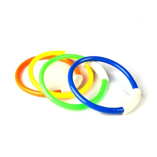 Kisangel 4 Pcs Training Tauchen Ringe Tauchen Greifen Ring Tauchen Ringe Unterwasser Tauchen Ringe Tauchen Ringe von Kisangel