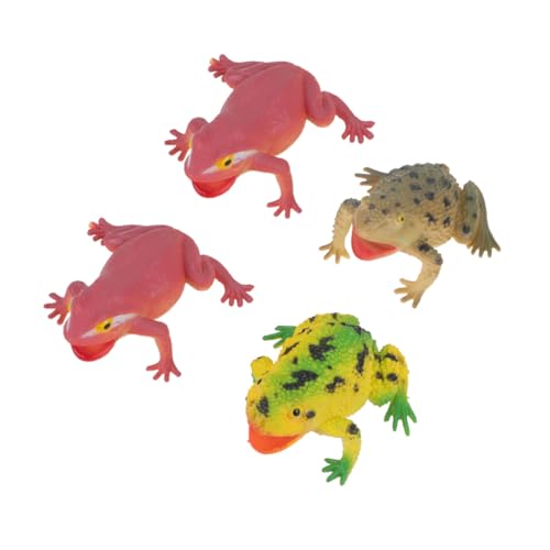 Kisangel 4 STÜCKE Quetschspielzeug Frosch mit Geräusch Lustiges Trickspielzeug zum Drinnen Realistisches Kunststoff Prank und Erwachsene Kisangel 4 STÜCKE Quetschspielzeug Frosch mit Geräusch Lustiges Trickspielzeug zum Drinnen Realistisches Kunststoff Prank und Erwachsene von Kisangel