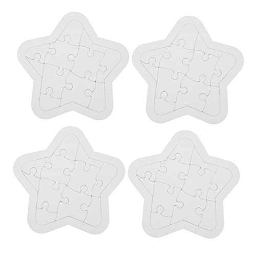 Kisangel 4 Sätze DIY Puzzles für Teiliges Puzzlestücke zum Bemalen und Gestalten Kreative Bastelmaterialien für Frühe Entwicklung und Spaß Beim Kisangel 4 Sätze DIY Puzzles für Teiliges Puzzlestücke zum Bemalen und Gestalten Kreative Bastelmaterialien für Frühe Entwicklung und Spaß Beim von Kisangel