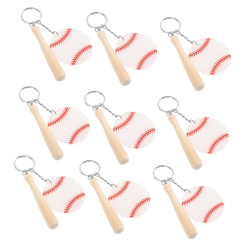Kisangel 4 Sätze Dekorative Baseball Schlüsselanhänger Doppelseitiger Druck Handgefertigte Sportartikel Für Sportliebhaber Für Taschen Und Geldbörsen 10 Stück * 4 Kisangel 4 Sätze Dekorative Baseball Schlüsselanhänger Doppelseitiger Druck Handgefertigte Sportartikel Für Sportliebhaber Für Taschen Und Geldbörsen 10 Stück * 4 von Kisangel