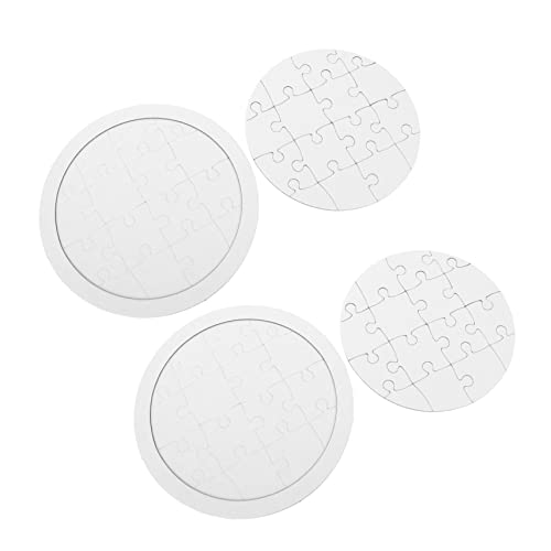 Kisangel 4 Sätze Runde Blanko Puzzle aus Papier DIY zum Bemalen und Gestalten Glatte Oberfläche Kreative Bastelidee für und Spielmaterial Kisangel 4 Sätze Runde Blanko Puzzle aus Papier DIY zum Bemalen und Gestalten Glatte Oberfläche Kreative Bastelidee für und Spielmaterial von Kisangel