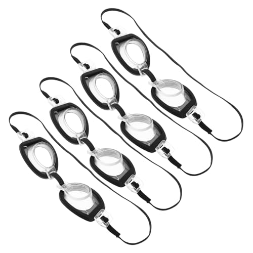 Kisangel 4 Sätze Schwimmbrillen für Puppen Leichte Taucherbrillen mit Aufbewahrungsbox Puppenhaus Schwimmzubehör für Jungen und Mädchen Puppen Verkleidungsbrille und Deko von Kisangel