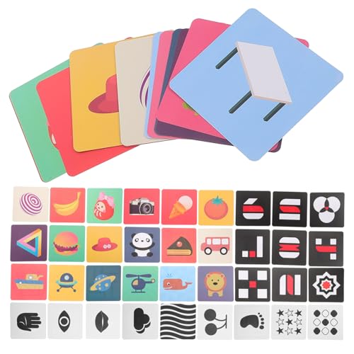 Kisangel 4 Sets Säuglingsspielzeug 0–3 Monate Babyspielzeug Neugeborenen Farbkarten Lernkarten Schwarz Weiß Für Säuglinge Neugeborene Farbsensorikkarten Für Babys 3–6 Monate Lernkarten Kisangel 4 Sets Säuglingsspielzeug 0–3 Monate Babyspielzeug Neugeborenen Farbkarten Lernkarten Schwarz Weiß Für Säuglinge Neugeborene Farbsensorikkarten Für Babys 3–6 Monate Lernkarten von Kisangel