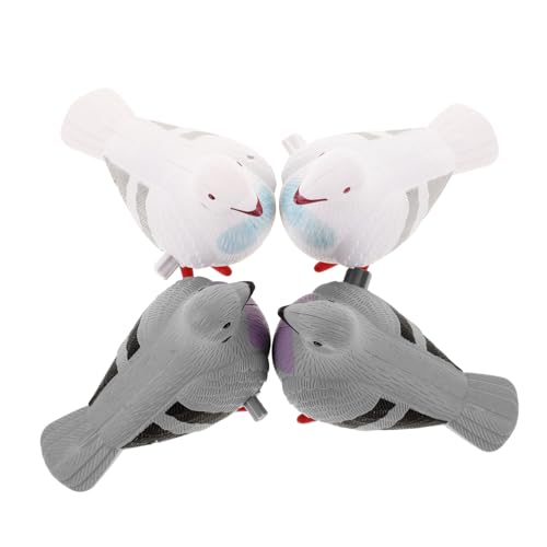 Kisangel 4 Stück Aufziehbare Tauben Spielzeuge Bunte Wind Up Spielwaren Realistische Dekorative Tierfiguren für Drinnen und Draußen Langlebiges Blechspielzeug Zufällige Zufällige Farbe Kisangel 4 Stück Aufziehbare Tauben Spielzeuge Bunte Wind Up Spielwaren Realistische Dekorative Tierfiguren für Drinnen und Draußen Langlebiges Blechspielzeug Zufällige Zufällige Farbe von Kisangel