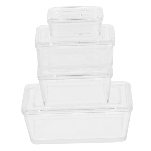 Kisangel 4 Stück Boxen Aufbewahrungsbox Miniatur Puppenhaus Klar Mädchen Organizer Fach Snack Kind Klein Mini Schmücken Mini Ornamente Puppenhaus Zubehör Kunststoff Kisangel 4 Stück Boxen Aufbewahrungsbox Miniatur Puppenhaus Klar Mädchen Organizer Fach Snack Kind Klein Mini Schmücken Mini Ornamente Puppenhaus Zubehör Kunststoff von Kisangel