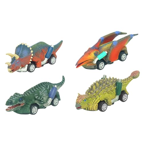 Kisangel 4 Stück Dinosaurier-Modellspielzeug Kinderspielzeug Cartoon-Fahrzeug- Dinosaurier-Pullback-Modelle Simulation Dinosaurierauto Push-Go- Junge Plastik Kisangel 4 Stück Dinosaurier-Modellspielzeug Kinderspielzeug Cartoon-Fahrzeug- Dinosaurier-Pullback-Modelle Simulation Dinosaurierauto Push-Go- Junge Plastik von Kisangel