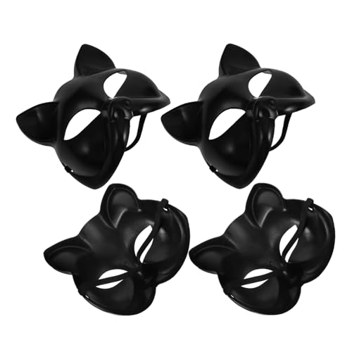 Kisangel 4 Stück Diy Leere Katzenmaske Anmalbare Cosplay Maske für Ball und Party Kreatives Bastelprojekt für Altersgruppen Kisangel 4 Stück Diy Leere Katzenmaske Anmalbare Cosplay Maske für Ball und Party Kreatives Bastelprojekt für Altersgruppen von Kisangel