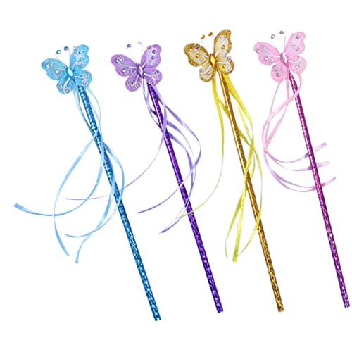 Kisangel 4 Stück Flash Zauberstab Fee Party hoch Prinzessin Zauberstab selber Machen Stoffnummer Cosplay -Requisite Kinderbühnenleistungsprop Kinderkostüm Requisite PVC Kisangel 4 Stück Flash Zauberstab Fee Party hoch Prinzessin Zauberstab selber Machen Stoffnummer Cosplay -Requisite Kinderbühnenleistungsprop Kinderkostüm Requisite PVC von Kisangel