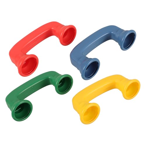 Kisangel 4 Stück Flüstertelefon-Spielzeug, Lesetelefon aus Kunststoff, Buntes Frühpädagogisches Lernspielzeug, 14 cm von Kisangel
