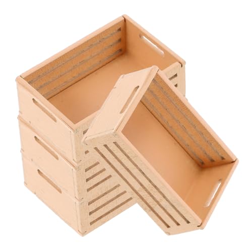 Kisangel 4 Stück Holzkörbe Puppenhauskisten Puppenhausdekor Puppenhauslandschaft Ornament Puppenhauskiste Minikisten Mini Puppenhauskiste Mini Puppenhauszubehör Holzbeige Kisangel 4 Stück Holzkörbe Puppenhauskisten Puppenhausdekor Puppenhauslandschaft Ornament Puppenhauskiste Minikisten Mini Puppenhauskiste Mini Puppenhauszubehör Holzbeige von Kisangel