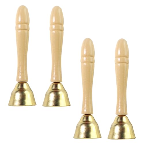 Kisangel 4 Stück Holzplätzespielzeug Kinderinstrumente Instrumentenzubehör für Musikspielzeug Musikinstrumentenspielzeug für Musikalisches Glocke Kupfer Kisangel 4 Stück Holzplätzespielzeug Kinderinstrumente Instrumentenzubehör für Musikspielzeug Musikinstrumentenspielzeug für Musikalisches Glocke Kupfer von Kisangel