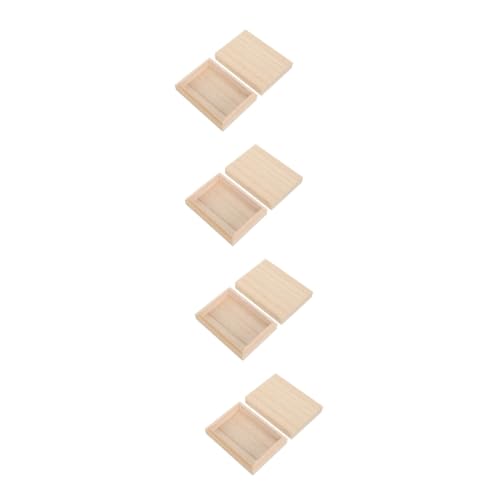 Kisangel 4 Stück Holzspielkartenbox Große Aufbewahrungsbox für Spielkarten Kartenspielbehälter aus Premium Holz Universelle Karten und Kleinteile Aufbewahrung Schützende Pokerkartenbox Kisangel 4 Stück Holzspielkartenbox Große Aufbewahrungsbox für Spielkarten Kartenspielbehälter aus Premium Holz Universelle Karten und Kleinteile Aufbewahrung Schützende Pokerkartenbox von Kisangel