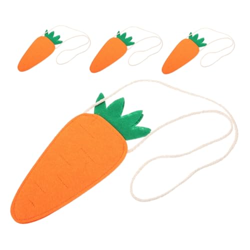 Kisangel 4 Stück Karottenbrötchen modische Umhängetasche Geldbörse Karotten Design Handtasche Karotten Thema Outfit Kleinkindertasche Schultasche für Vlies Orange Kisangel 4 Stück Karottenbrötchen modische Umhängetasche Geldbörse Karotten Design Handtasche Karotten Thema Outfit Kleinkindertasche Schultasche für Vlies Orange von Kisangel