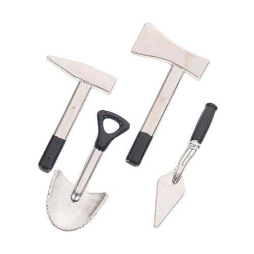 Kisangel 4 Stück Kleines Hausdekor Bausatz Puppenhauszubehör Miniatur-Gartengerät Dein Garden Decor kleines Hauszubehör Puppenhauslieferungen Mini-Hausbedarf Mini-Ornament Legierung Silver Kisangel 4 Stück Kleines Hausdekor Bausatz Puppenhauszubehör Miniatur-Gartengerät Dein Garden Decor kleines Hauszubehör Puppenhauslieferungen Mini-Hausbedarf Mini-Ornament Legierung Silver von Kisangel