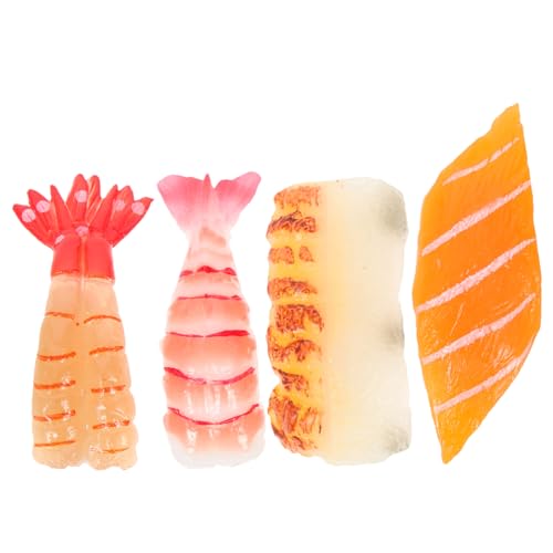 Kisangel 4 Stück Künstliches Sushi Modell Realistische Nachbildung von Sushi Dekorationen für Fotografie und Requisiten Langlebig und Farbbeständig für Geschäfte und Zuhause Kisangel 4 Stück Künstliches Sushi Modell Realistische Nachbildung von Sushi Dekorationen für Fotografie und Requisiten Langlebig und Farbbeständig für Geschäfte und Zuhause von Kisangel