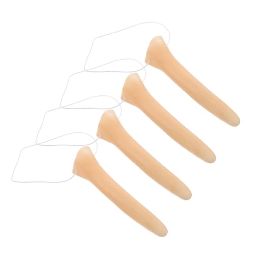 Kisangel 4 Stück Lange Lustige Halloween Nase aus Weichem PVC Leichtes Nasen Accessoire für Karneval und Kostümparty Flexible Verkleidung für Erwachsene Bequeme All Day Wear Kisangel 4 Stück Lange Lustige Halloween Nase aus Weichem PVC Leichtes Nasen Accessoire für Karneval und Kostümparty Flexible Verkleidung für Erwachsene Bequeme All Day Wear von Kisangel