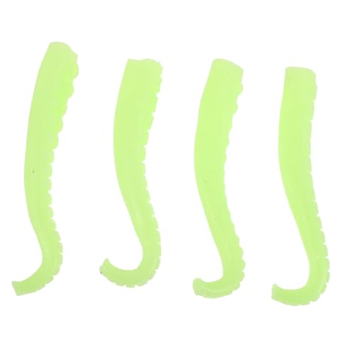 Kisangel 4 Stück Leuchtende Octopus Fingerpuppen Spaßige Prank Spielzeuge für Interaktive Handpuppen für Geschichten und Lernaktivitäten von Kisangel