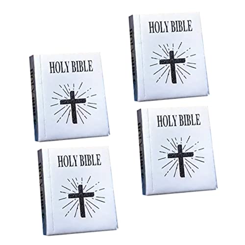 Kisangel 4 Stück Mini-Bibel für kinderspielzeug spielzeuge für spielsachen für Kid Toys Miniaturen Puppe Miniaturbuch schmücken Mikrobibel Buch Papier Silver Kisangel 4 Stück Mini-Bibel für kinderspielzeug spielzeuge für spielsachen für Kid Toys Miniaturen Puppe Miniaturbuch schmücken Mikrobibel Buch Papier Silver von Kisangel