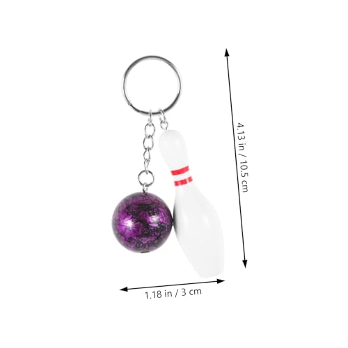 Kisangel 4 Stück Mini Bowling Schlüsselanhänger Material Dekorativ Sportmotiv Anhänger Für Taschen Rucksäcke Partygeschenke Fans Kisangel 4 Stück Mini Bowling Schlüsselanhänger Material Dekorativ Sportmotiv Anhänger Für Taschen Rucksäcke Partygeschenke Fans von Kisangel
