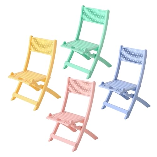 Kisangel 4 Stück Mini Klappstuhl Dekorativer Handyhalter für Miniaturhäuser Kirschblüte und Käsegelb Multifunktionale Miniaturmöbel für Kreative Landschaften und Praktische Nutzung Kisangel 4 Stück Mini Klappstuhl Dekorativer Handyhalter für Miniaturhäuser Kirschblüte und Käsegelb Multifunktionale Miniaturmöbel für Kreative Landschaften und Praktische Nutzung von Kisangel