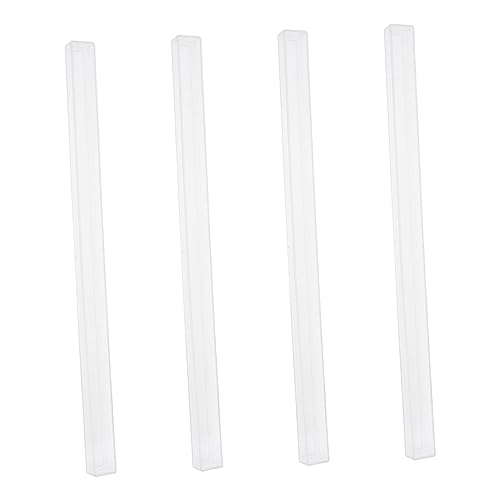Kisangel 4 Stück Mini Mahjong Halter Teiliges Transparente Förmige Mahjong Kartenhalter Praktische für Entspannte Spiele für von Kisangel