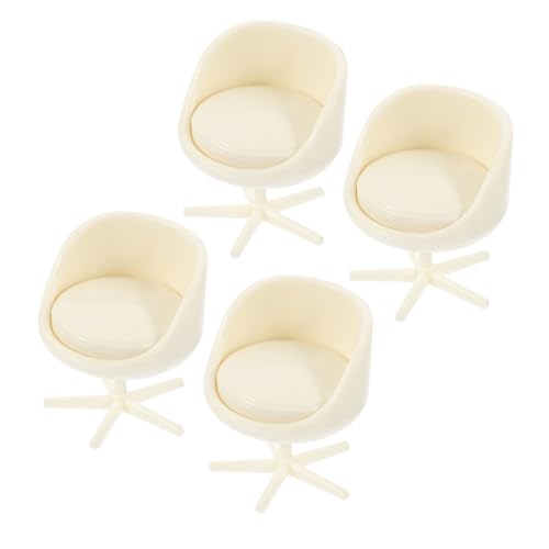 Kisangel 4 Stück Miniatur Modell Drehstuhl Dekorativer Puppenhaus Stuhl aus Robustem Material Stilvolles Mini Möbelstück für Sandtisch Puppenstubenmöbel Desktop Dekoration Kisangel 4 Stück Miniatur Modell Drehstuhl Dekorativer Puppenhaus Stuhl aus Robustem Material Stilvolles Mini Möbelstück für Sandtisch Puppenstubenmöbel Desktop Dekoration von Kisangel