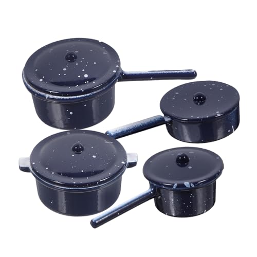 Kisangel 4 Stück Miniaturküche küche deko küchen deko mini Scale Miniaturkochgeschirr Dekoratives Miniaturmodell Spielzeugsimulation Pfannen Mini-Kochgeschirr für die Küche Legierung Black Kisangel 4 Stück Miniaturküche küche deko küchen deko mini Scale Miniaturkochgeschirr Dekoratives Miniaturmodell Spielzeugsimulation Pfannen Mini-Kochgeschirr für die Küche Legierung Black von Kisangel
