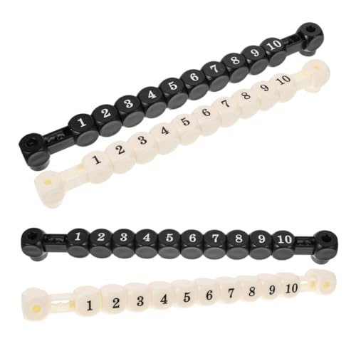 Kisangel 4 Stück Multifunktionale Punktzähler für Tischspiele Robustem Kunststoff Kompatibel mit Tischfußball Billard und Hockey Sicher und Tragbar für Spiele Unterwegs von Kisangel