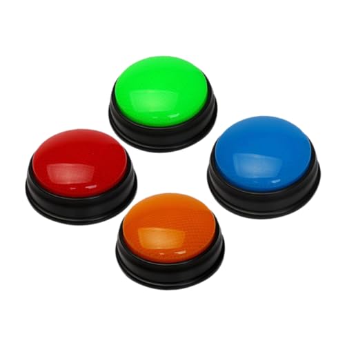 Kisangel 4 Stück Multifunktionale für Spiele Lernspielzeug mit Licht Interaktive Quiz und Wettbewerbsspiele Fördert Aufmerksamkeit und Reaktionsfähigkeit für Familienaktivitäten und von Kisangel