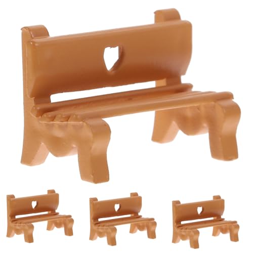 Kisangel 4 Stück Parkstuhl Modell Puppenmöbel Mikro Landschaftsbank Möbelmodell Miniaturbank Statuen Mini Bank Ornament Puppenhausmöbel Miniaturmöbel Aus Kunststoff Kisangel 4 Stück Parkstuhl Modell Puppenmöbel Mikro Landschaftsbank Möbelmodell Miniaturbank Statuen Mini Bank Ornament Puppenhausmöbel Miniaturmöbel Aus Kunststoff von Kisangel