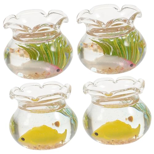 Kisangel 4 Stück Partyartikel für Aqua Tank Miniatur Wasser Panzer für kinderspielzeug spielzeuge für tischdeko esstisch Wohnkultur gefälschter Fisch Glas Kisangel 4 Stück Partyartikel für Aqua Tank Miniatur Wasser Panzer für kinderspielzeug spielzeuge für tischdeko esstisch Wohnkultur gefälschter Fisch Glas von Kisangel