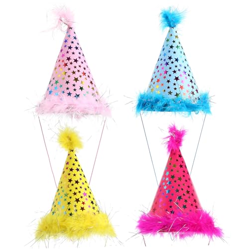 Kisangel 4 Stück Partyhut aus Papier Party-Kopfbedeckung Sterne Partyhüte Party-Foto-Requisite Kegelhut für Geburtstagsfeiern Festivalpartyhut Partyzubehör Stoff Kisangel 4 Stück Partyhut aus Papier Party-Kopfbedeckung Sterne Partyhüte Party-Foto-Requisite Kegelhut für Geburtstagsfeiern Festivalpartyhut Partyzubehör Stoff von Kisangel