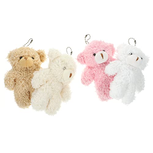 Kisangel Karnevalspreise Schlüsselanhänger Plüsch Mini Bären Für Rucksäcke Taschen Handtaschen von Kisangel